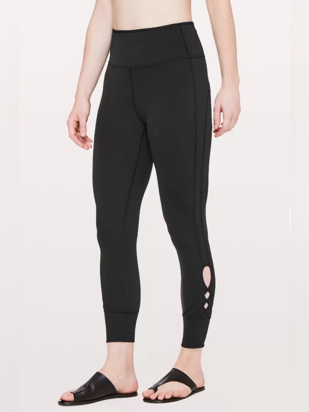 Lululemon Melodic Movement 7/8 Tight 25” Black Leggings , size 8